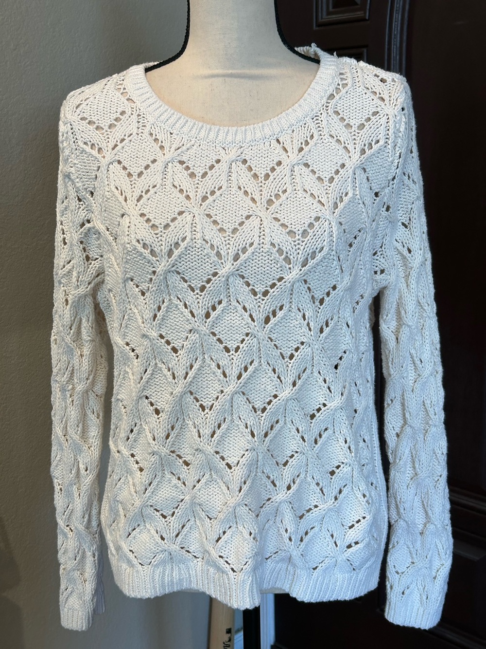 LOFT Cotton Blend Beachy Sweater Size XL